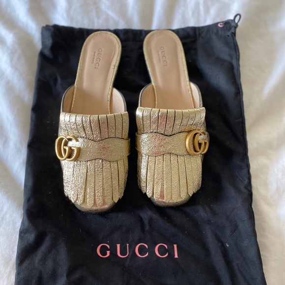 Gucci Shoes - Gucci Marmont slip on moccasins